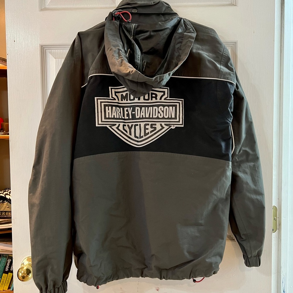 Harley Davidson Ladies XS Hooded Rain Jacket